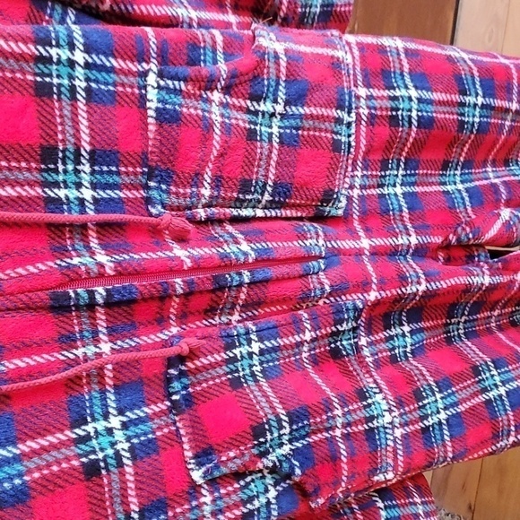 Alexander Del Rossa Fuzzy Footie Oversized Hoodie Attachable Feet Sz M Pajama - Picture 4 of 16